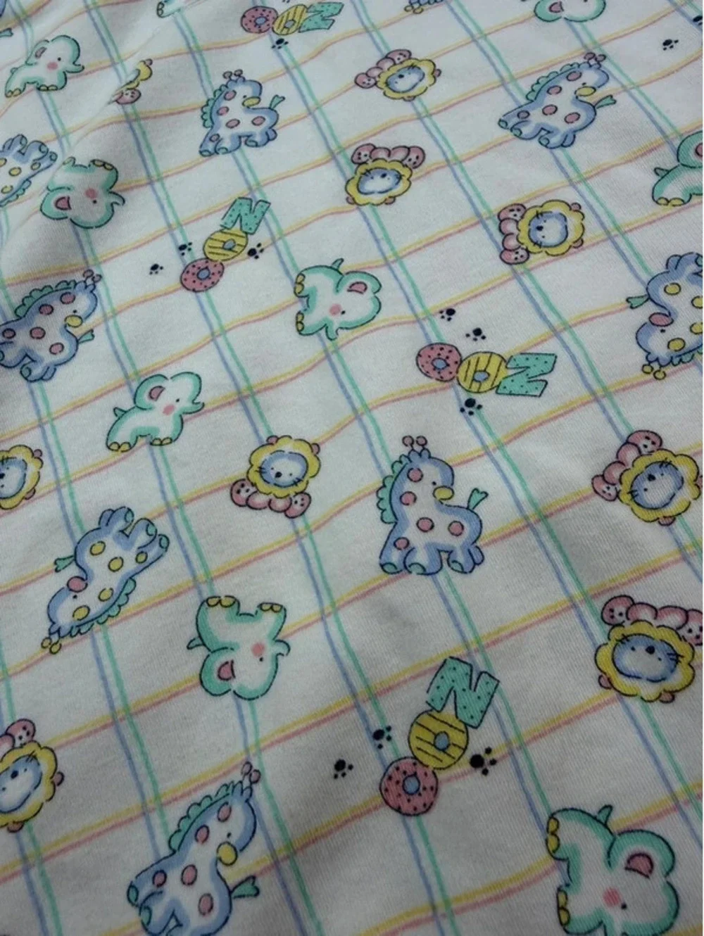 Agabang Vintage 100% Cotton Animal Print Baby Receiving Blanket